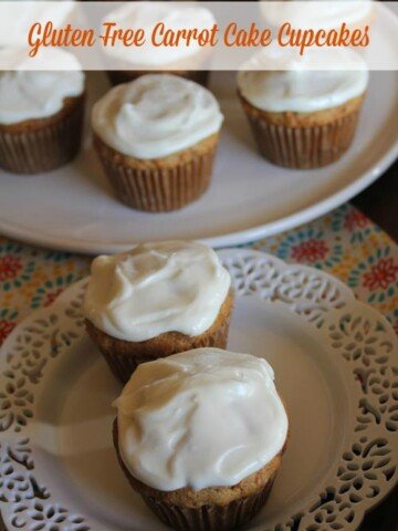 Gluten Free Carrot Cake Cupcakes