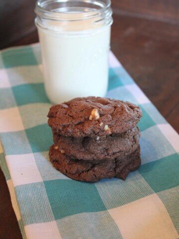 Gluten Free Double Chocolate White Chocolate Cookie