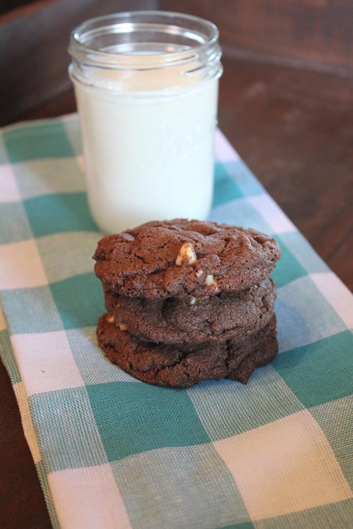 Gluten Free Double Chocolate White Chocolate Cookie