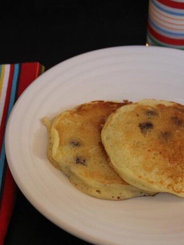 Gluten Free Sour Cream Blueberry Pancakes