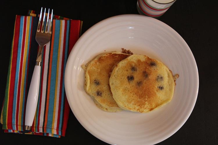 Gluten Free Sour Cream Blueberry Pancakes