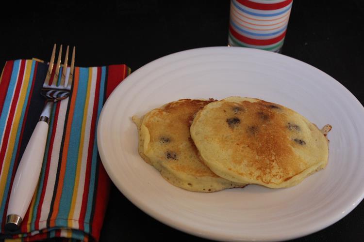 Gluten Free Sour Cream Blueberry Pancakes