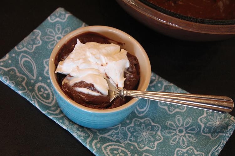 Microwave Chocolate Pudding