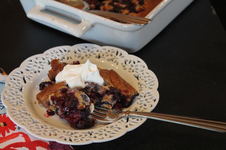 Poor Man's Blueberry Cobbler