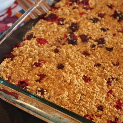 Blackberry Baked Oatmeal