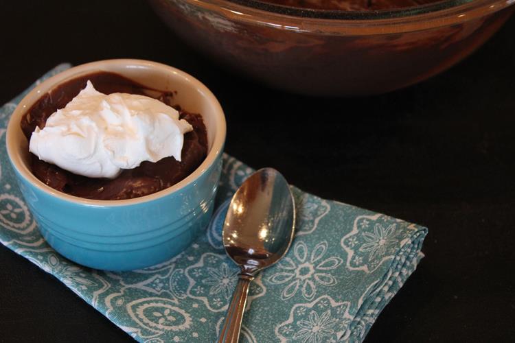 Microwave Chocolate Pudding