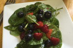 Triple Berry Spinach Salad