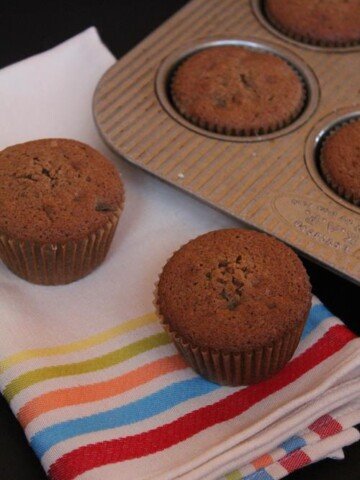 Double Chocolate Gluten Free Mocha Muffins