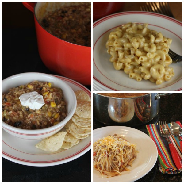 One Pot Meals and Pasta