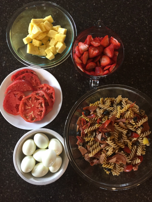 Summer Pasta Salad Dinner