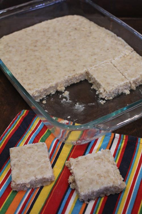 White Chocolate No Bake Cookie Bars