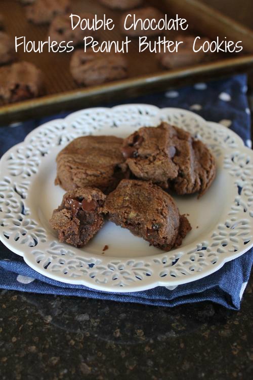 Double Chocolate Flourless Peanut Butter Cookies Lynn's Kitchen