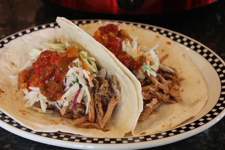 Two Ingredient Slow Cooked Mexican Pork