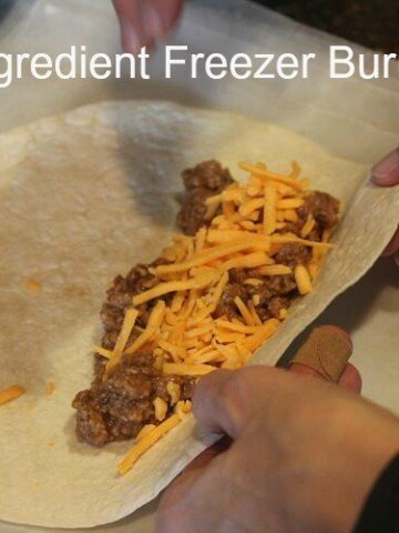 5 Ingredient Freezer Burritos