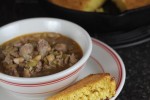 Creamy White Chili with Sausage