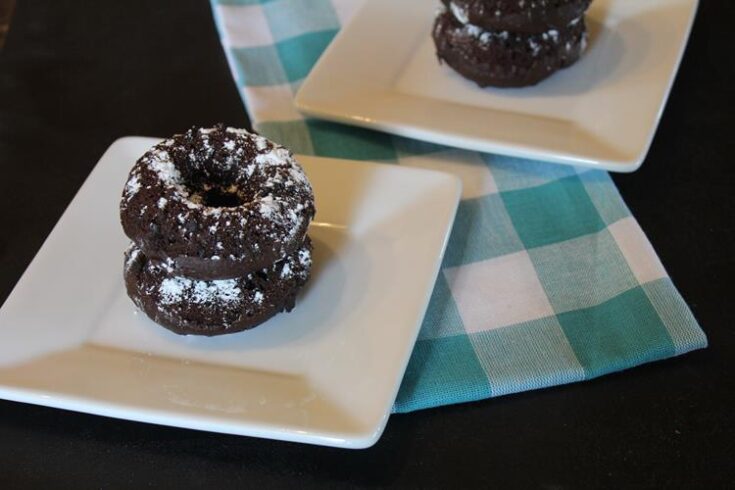 Easy Double Chocolate Doughnuts