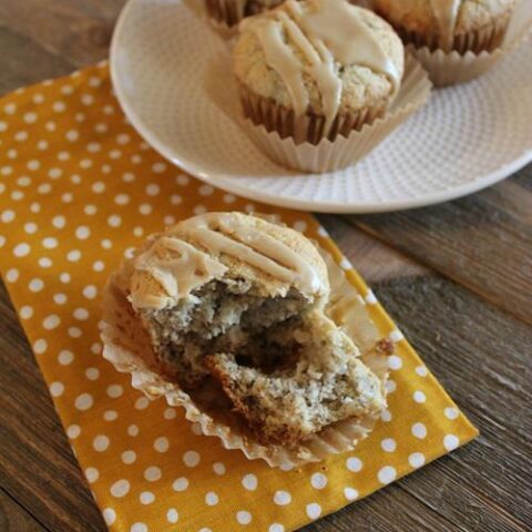 Gluten Free Caramel Banana Muffins
