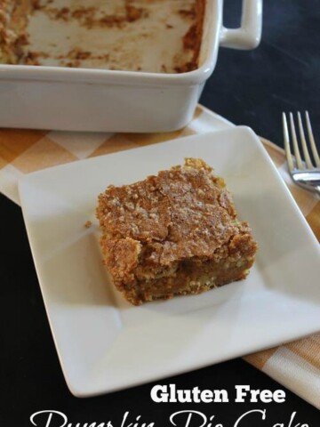 Gluten Free Pumpkin Pie Cake