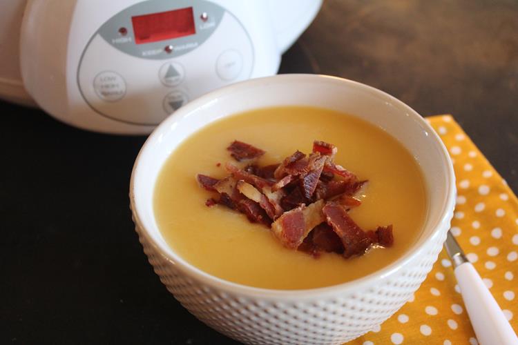 slow cooker butternut squash soup