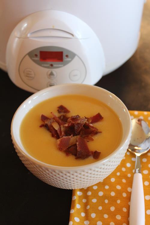 slow cooker butternut squash soup