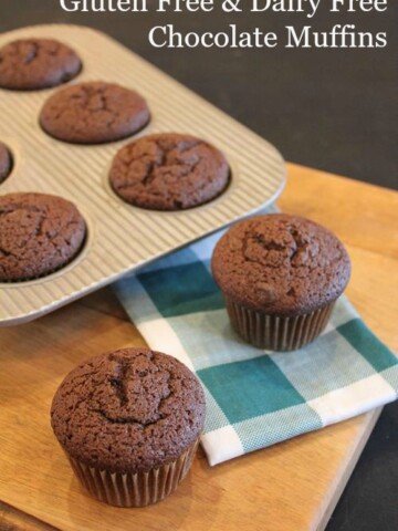 Gluten Free Dairy Free Chocolate Muffins