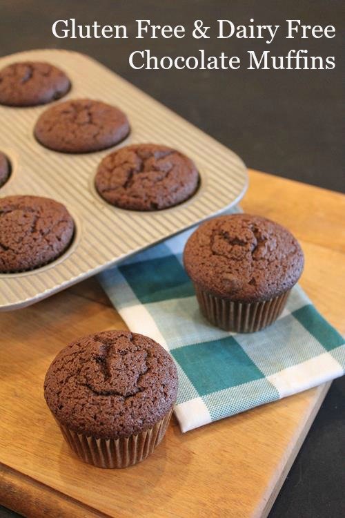 Gluten Free Dairy Free Chocolate Muffins