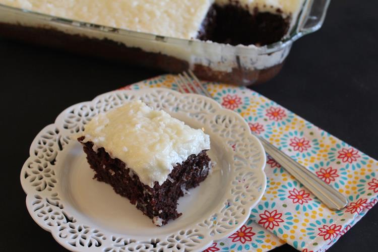 homemade coconut frostin