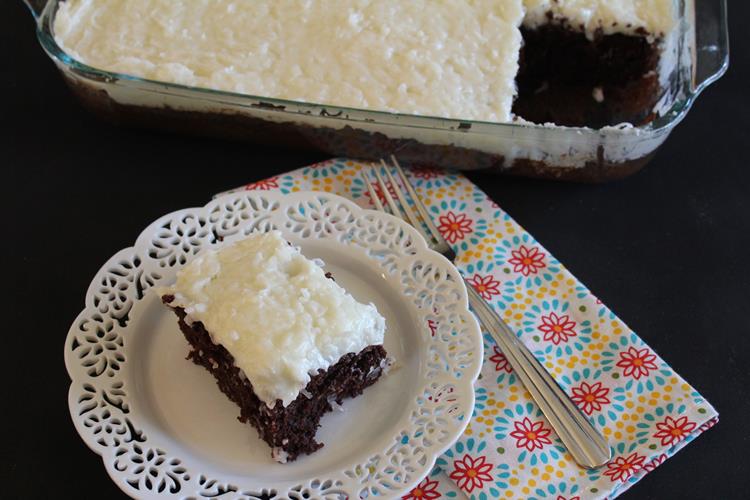 homemade coconut frosting