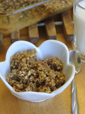 Pecan Praline Baked Oatmeal