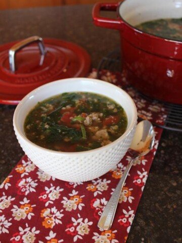 Sausage Spinach Soup