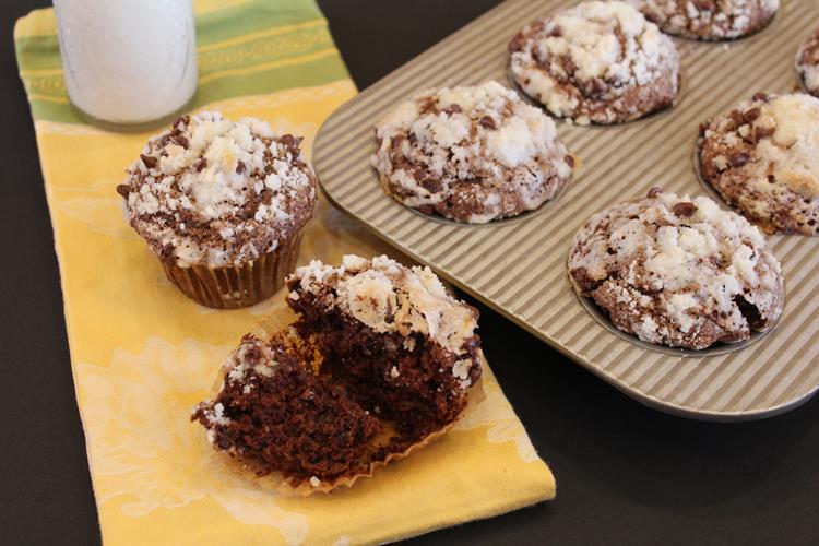 Gluten Free Double Chocolate Banana Muffins