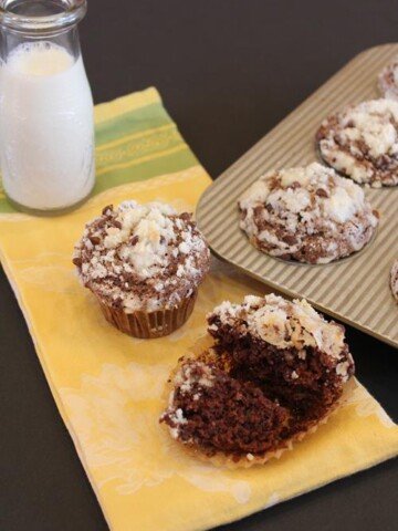 Gluten Free Double Chocolate Banana Muffins