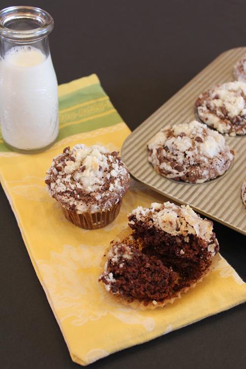 Gluten Free Double Chocolate Banana Muffins