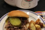 Slow Cooked Pickled Beef Sandwiches