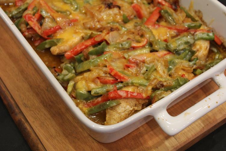 Cheesy Fajita Chicken 