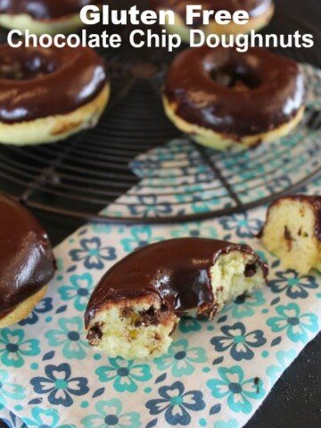 Gluten Free Chocolate Chip Doughnuts