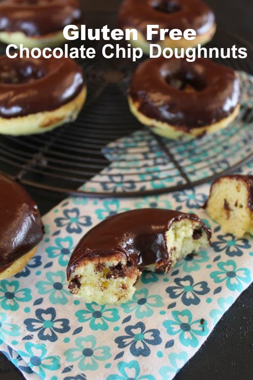 Gluten Free Chocolate Chip Doughnuts