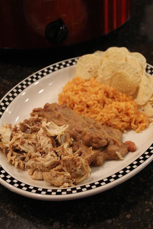 Slow Cooked Salsa Chicken 