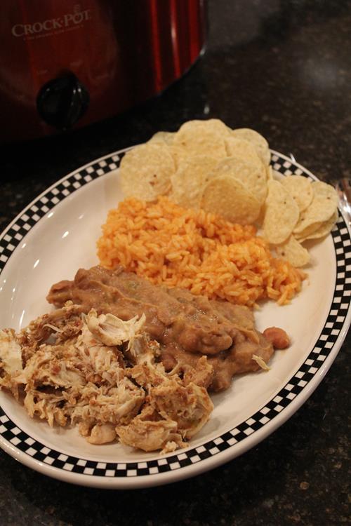 Slow Cooked Salsa Chicken