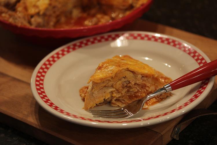 Chicken Enchilada Pie