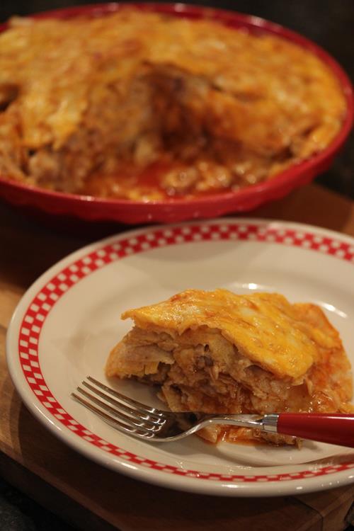 Chicken Enchilada Pie