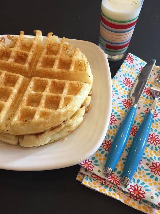 Gluten Free Overnight Belgium Waffles