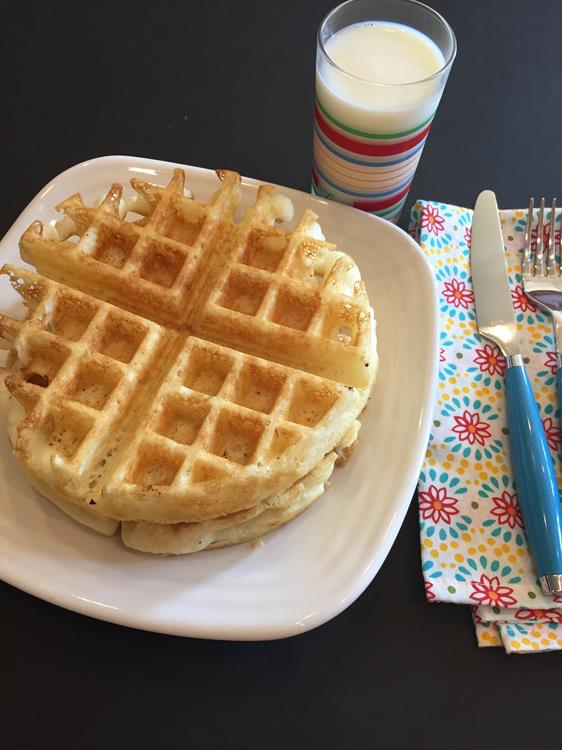 Gluten Free Overnight Belgium Waffles