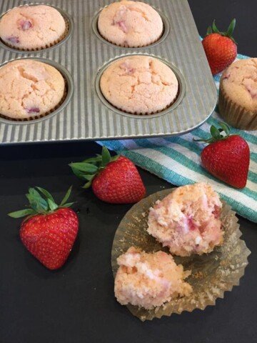 Gluten Free Strawberry Muffins