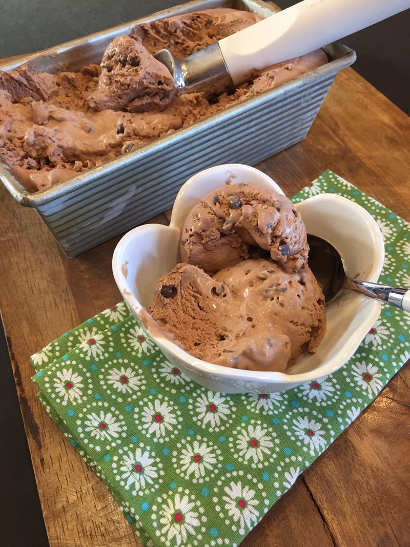 No Churn Double Chocolate Ice Crea