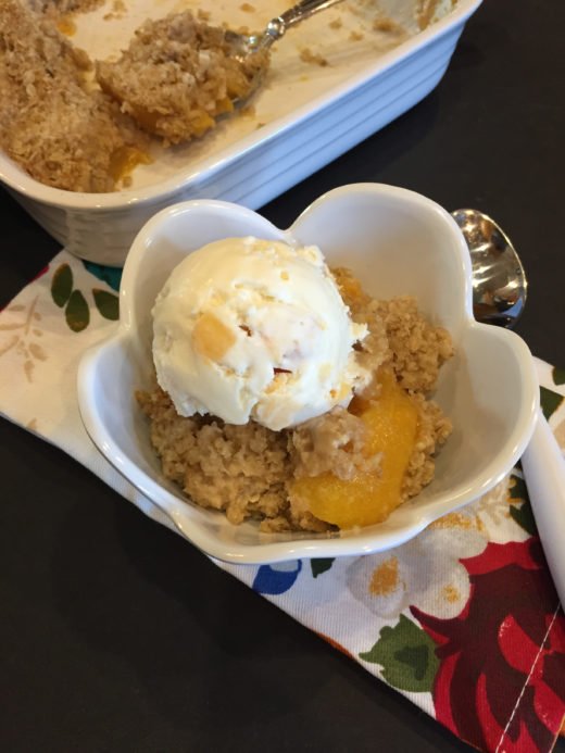 Peach Cobbler 