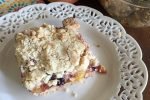 Blueberry Peach Crumb Bars