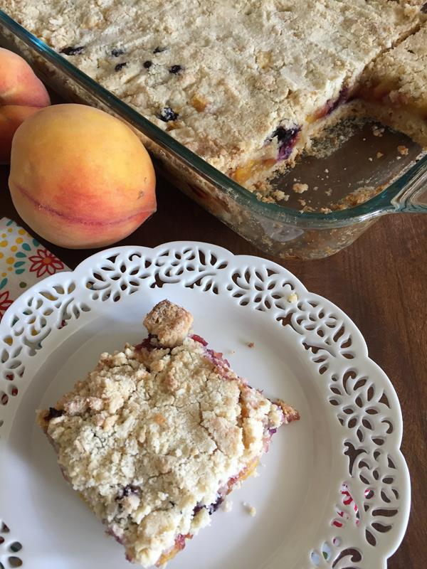 Blueberry Peach Bars