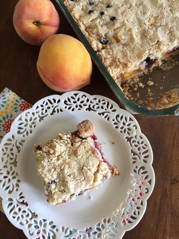 Blueberry Peach Bars