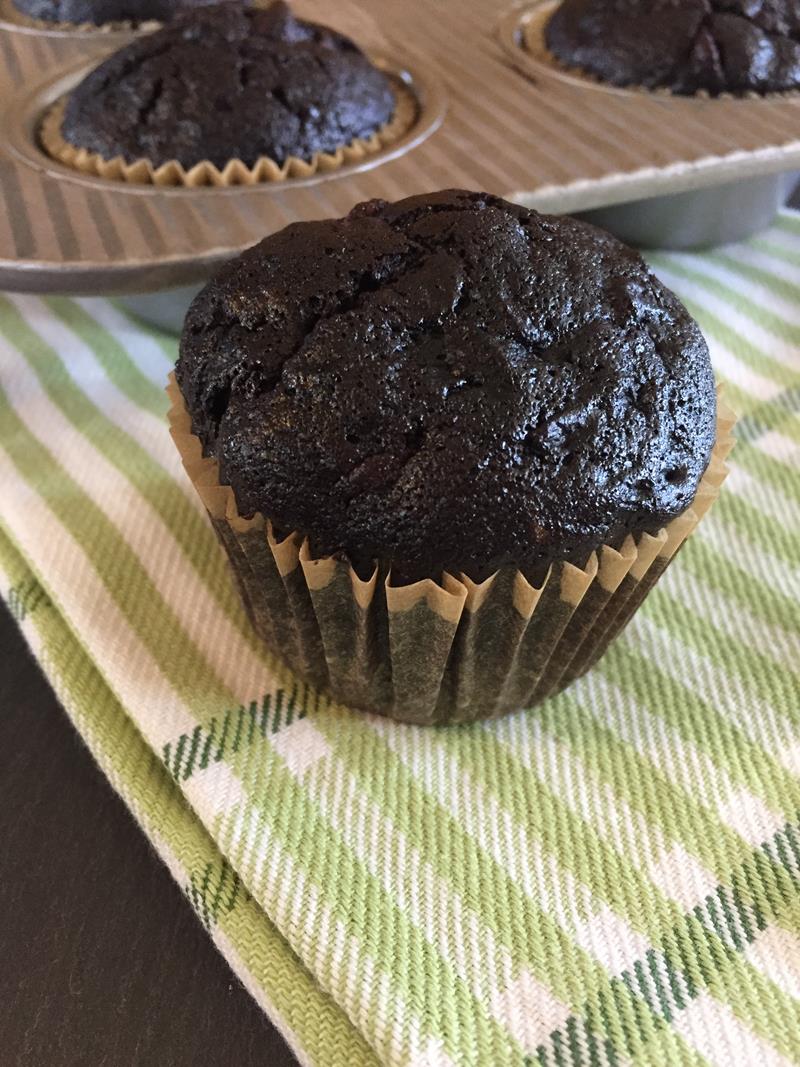 Gluten Free Chocolate Zucchini Muffins